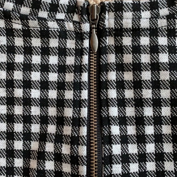 Twik Boxy Cropped Black/White Gingham Top/Blouse- XS - Picture 6 of 11